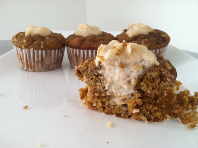 pumpkin banana cupcakes