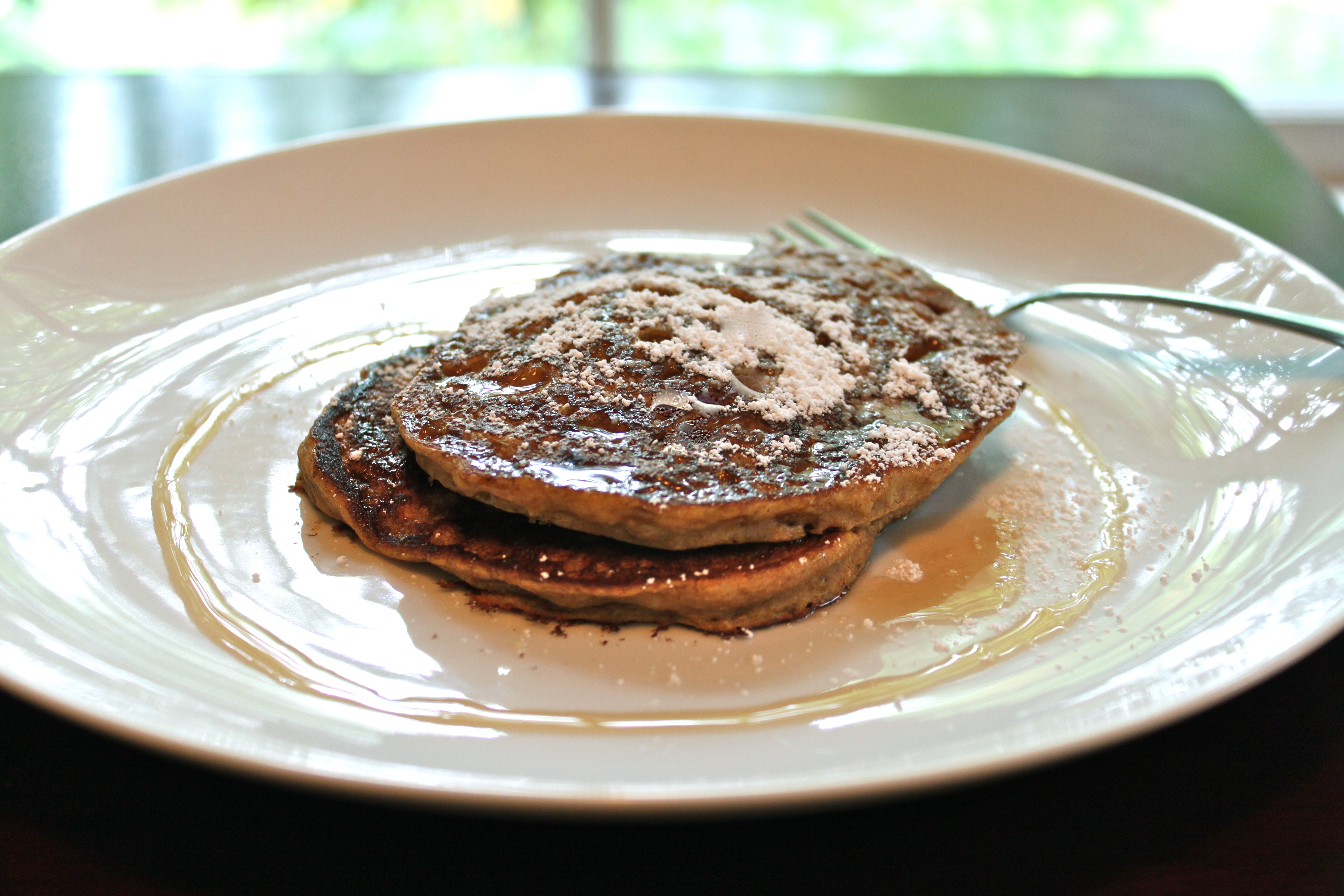 pumpkin banana pancakes