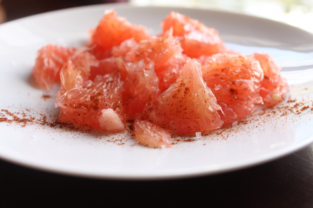 Spiced pomelo