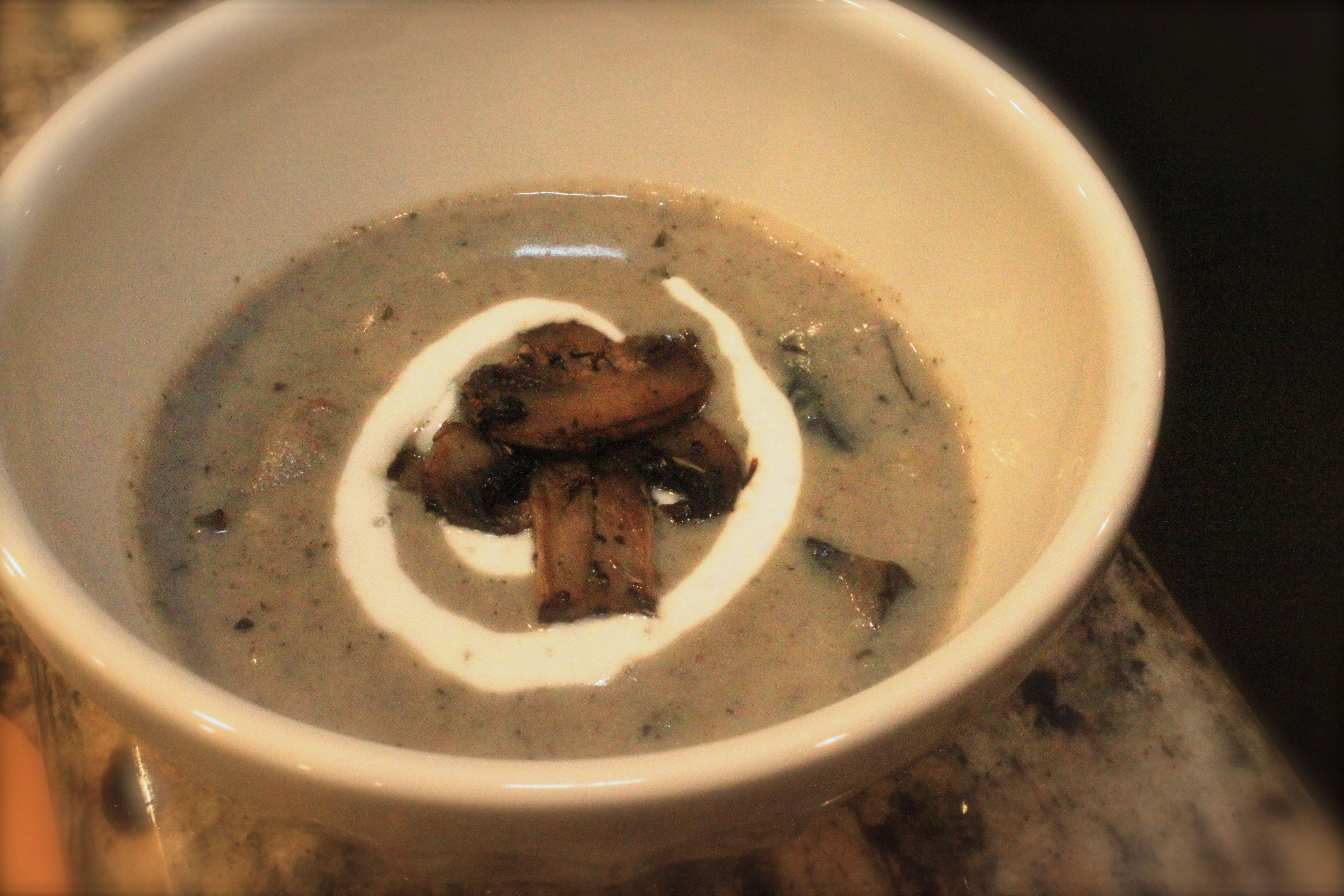 nat’s roasted mushroom soup